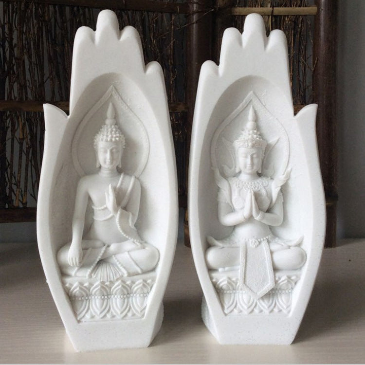 Creative Resin Buddha Hand Sculpture